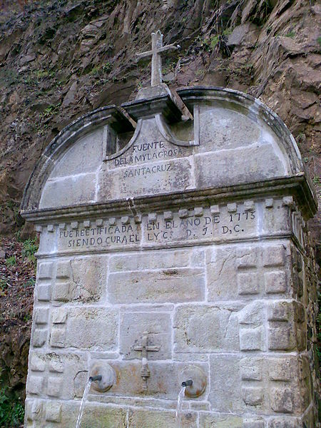 Fonte de Santa cruz en Aranga - Galicia