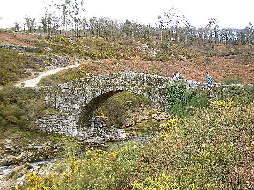 A ponte romana de Liñares - A Lama - Galicia