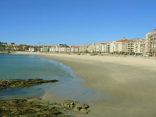 Praia de Silgar en Sanxenxo - Galicia